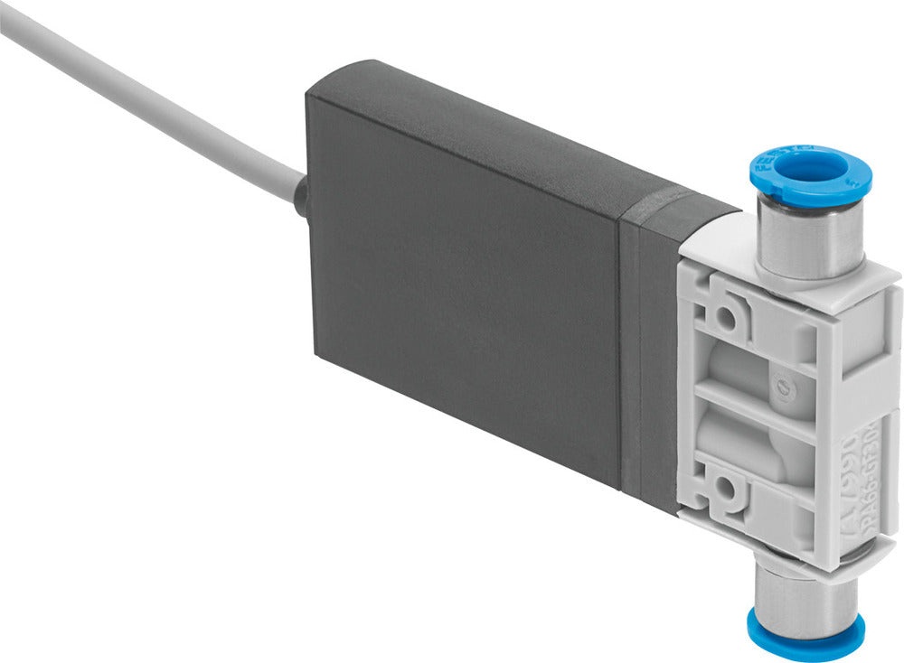 Festo 2/2 NC Monostable Air Solenoid Valve QS-4 100l/min 0.5 - 6bar/7 - 87psi - 565515