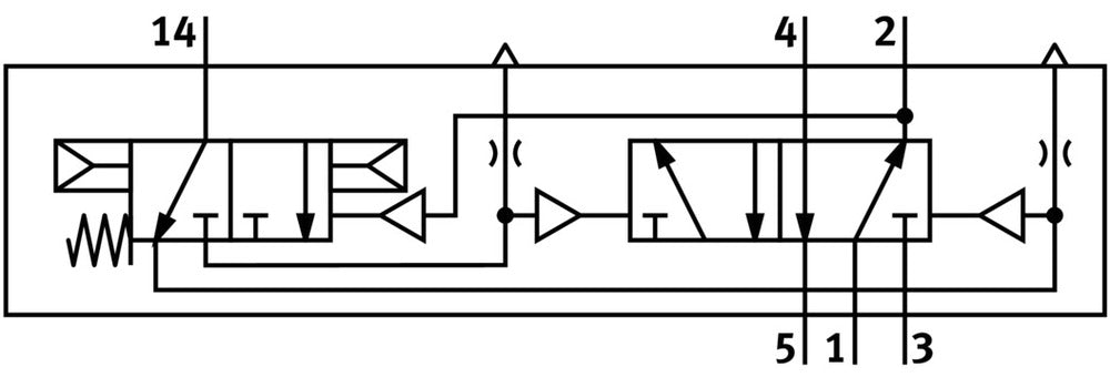 Válvula De Reducción Binaria Festo 3 - 8bar/44 - 116psi - 4606