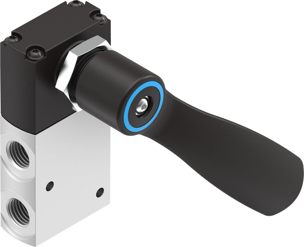 Festo 3/2 Bistable Hand Lever Valve G1/4 870l/min -0.95 - 10bar/-14 - 145psi - 4165862