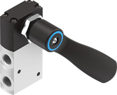 Festo 3/2 Bistable Hand Lever Valve G1/4 870l/min -0.95 - 10bar/-14 - 145psi - 4165862