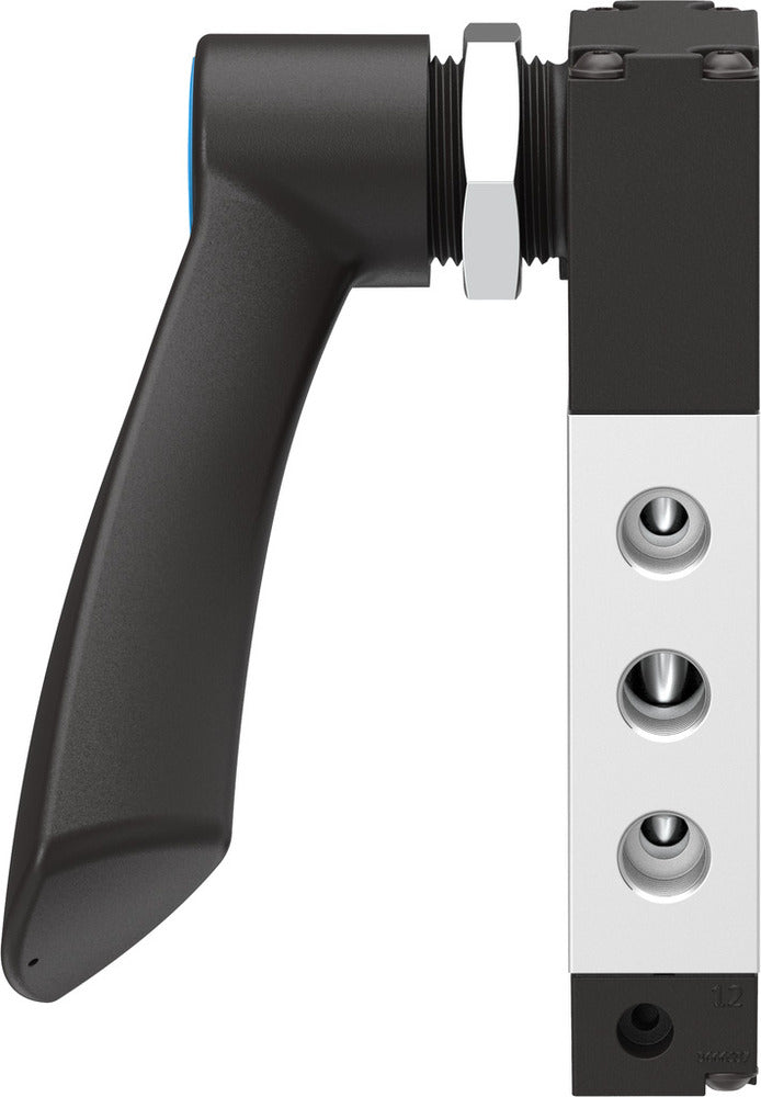 Festo 5/3 Exhausted Hand Lever Valve G1/8 530l/min -0.95 - 10bar/-14 - 145psi - 4165859