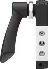 Festo 5/3 Exhausted Hand Lever Valve G1/8 530l/min -0.95 - 10bar/-14 - 145psi - 4165859