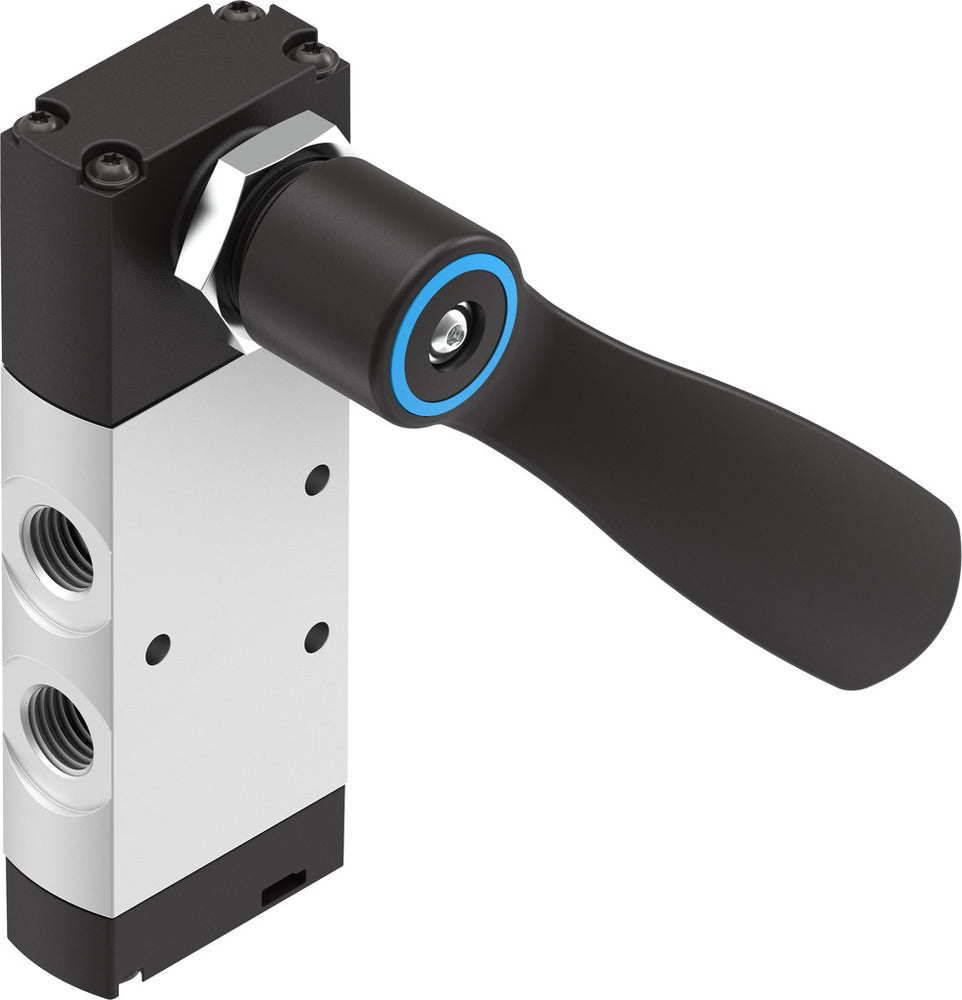 Festo 5/3 NC Hand Lever Valve G1/4 1200l/min -0.95 - 10bar/-14 - 145psi - 4165858