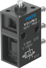 Festo 3/2 NO/NC Monostable Stem Actuated Valve PK-3 80l/min - 10747