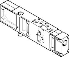 Festo Vertical Pressure Supply Plate - 8000693