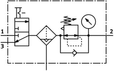 Festo Unidad De Mantenimiento G1/2'' 0.5-12bar 5100l/min 40µm - 542274