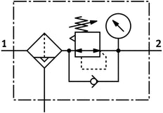 Festo Filtro Regulador 2-12bar 5µm - 564117