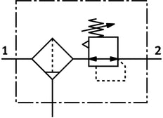 Festo Filtro Regulador G1/8'' 0.5-7bar 900l/min 40µm Mini - 192590