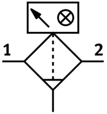 Festo Filtro Fino G1/8'' 1-16bar 500l/min 1µm Mini - 532817