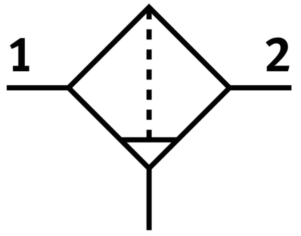 Festo Filtro De Aire Comprimido Placa Base 0-16bar 5µm Mini - 192557