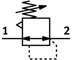 Festo Compressed Air Pressure Regulator G1/4'' 0.5-12bar 2100l/min Midi - 194628