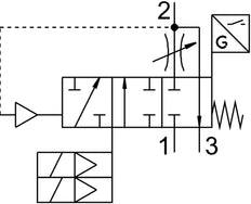 Válvula Generadora De Presión Y De Escape Festo G1/2'' 3.5-10bar 4300l/min - 8038492