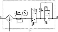 Festo Unidad De Mantenimiento G1/8'' 2.5-12bar 595l/min 40µm Mini - 185744