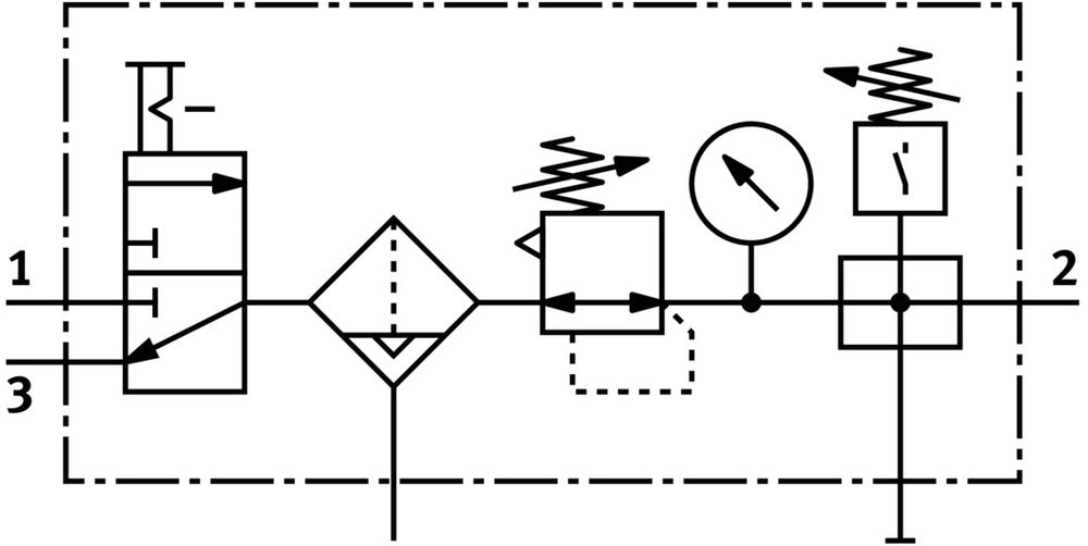 Festo Unidad De Mantenimiento G1/4'' 0.5-12bar 1050l/min 40µm Mini - 185770