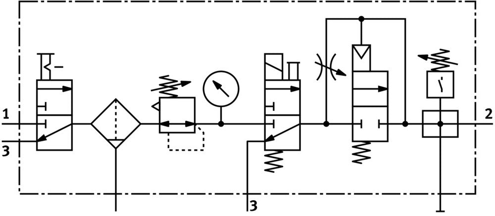 Festo Unidad De Mantenimiento G3/8'' 2.5-12bar 1680l/min 40µm Midi - 185785