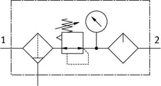 Festo Air Preparation Unit G1/4'' 0.5-12bar 1000l/min 40µm Mini - 194864