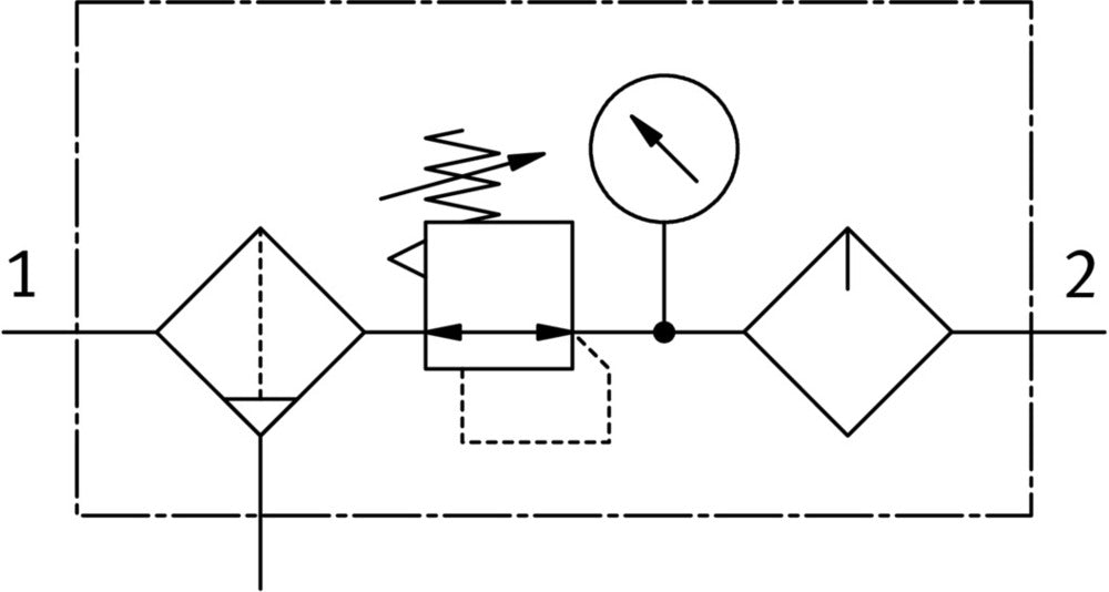 Festo Unidad De Mantenimiento G3/8'' 0.5-12bar 1050l/min 5µm Mini - 162772