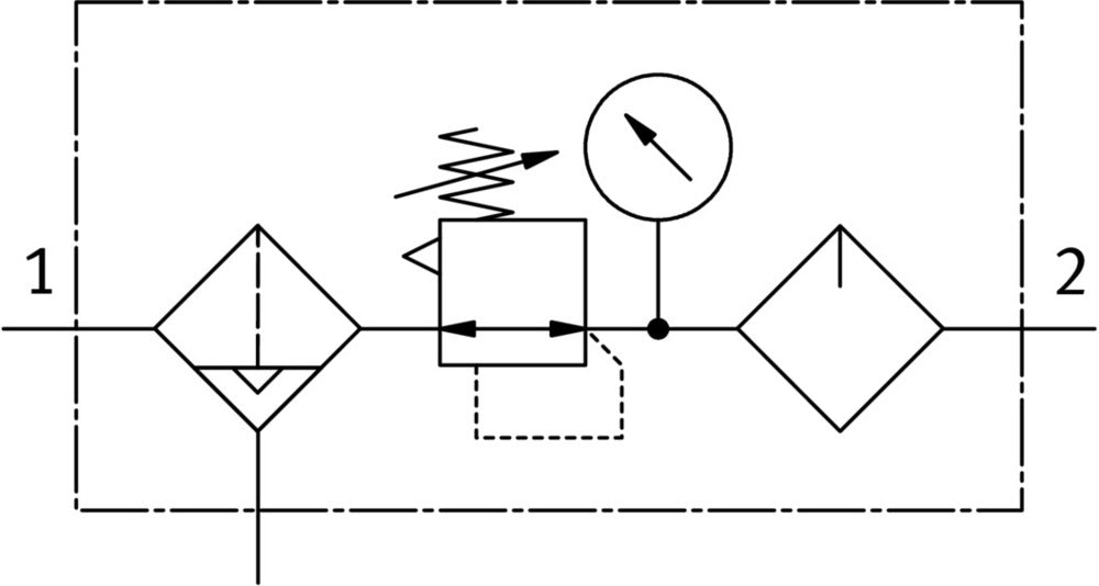 Festo Unidad De Mantenimiento G1/4'' 0.5-7bar 1700l/min 40µm Midi - 186504