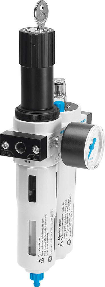 Festo Air Preparation Unit G1/2'' 0.5-12bar 7600l/min 40µm Maxi - 194936