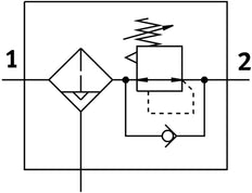 Festo Filtro Regulador Para Aire Comprimido G3/4'' 0.5-12bar 6800l/min 40µm Maxi - 192393