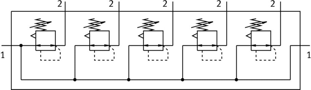 Festo Combinación De Válvula G1/2'' 0.5-12bar 3200l/min Midi - 529007