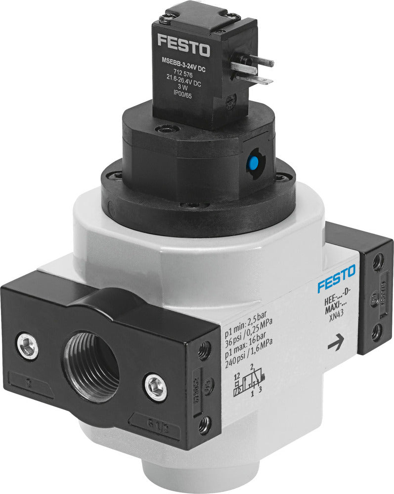 Festo Shut Off Valve G1/2'' 2.5-16bar 5600l/min Maxi - 186518