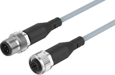 Cable De Conexión Festo M12x1/M8x1 A-Codificado EN 61076-2-101 2.5m - 554034