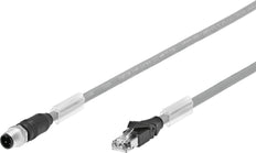 Cable De Conexión Festo Enchufe M12x1 D-Codificado EN 61076-2-101 1m - 8040451