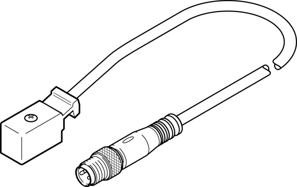 Festo Connecting Cable 2-pin/3-pin M8x1 0.5m - 177676