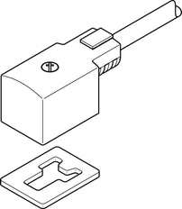 Enchufe Festo Con Cable Forma B 5m - 30941