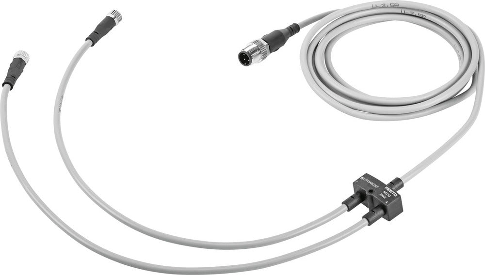Festo Y-Distributor With Cables at Both Ends 2.5m/0.3m 3A IP65 IP68 IP69K/ - 8035485