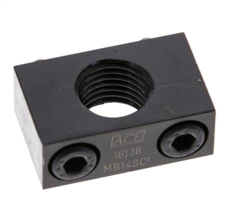 ACE Clamping Flange M 14x1.5 for Shock Absorber, Side Mounting - MB14SC2