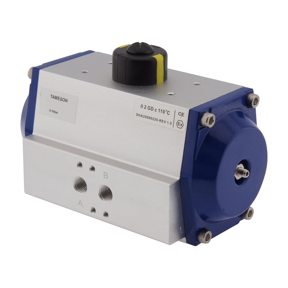 Actuador Neumático de Doble Efecto 354Nm ISO 5211 F07 22 mm PAL 050