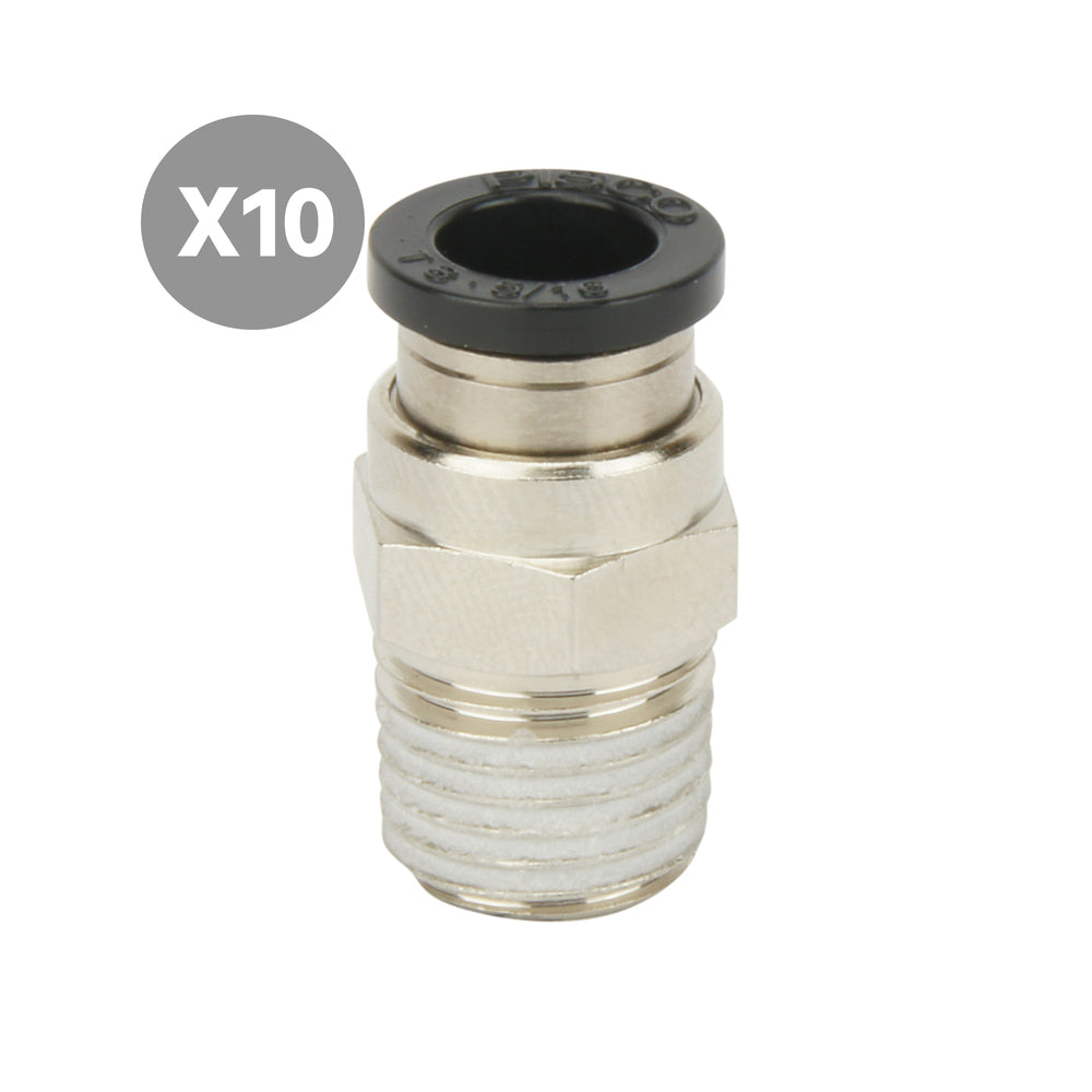 4mmxR1/4'' Straight Push Fit [10 pieces]