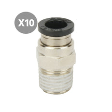 6mmxR1/8'' Straight Push Fit [10 pieces]