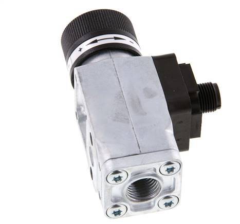 0.interruptor de presión de 2 a 2bar SPDT de fundición de zinc G1/4'' 250VAC Conector M12 de 4 pines