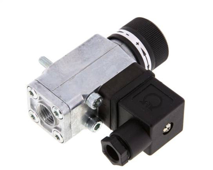 -0.85 to -0.15bar SPDT Zinc Die-Cast Vacuum Switch Flange 250VAC DIN-A Connector