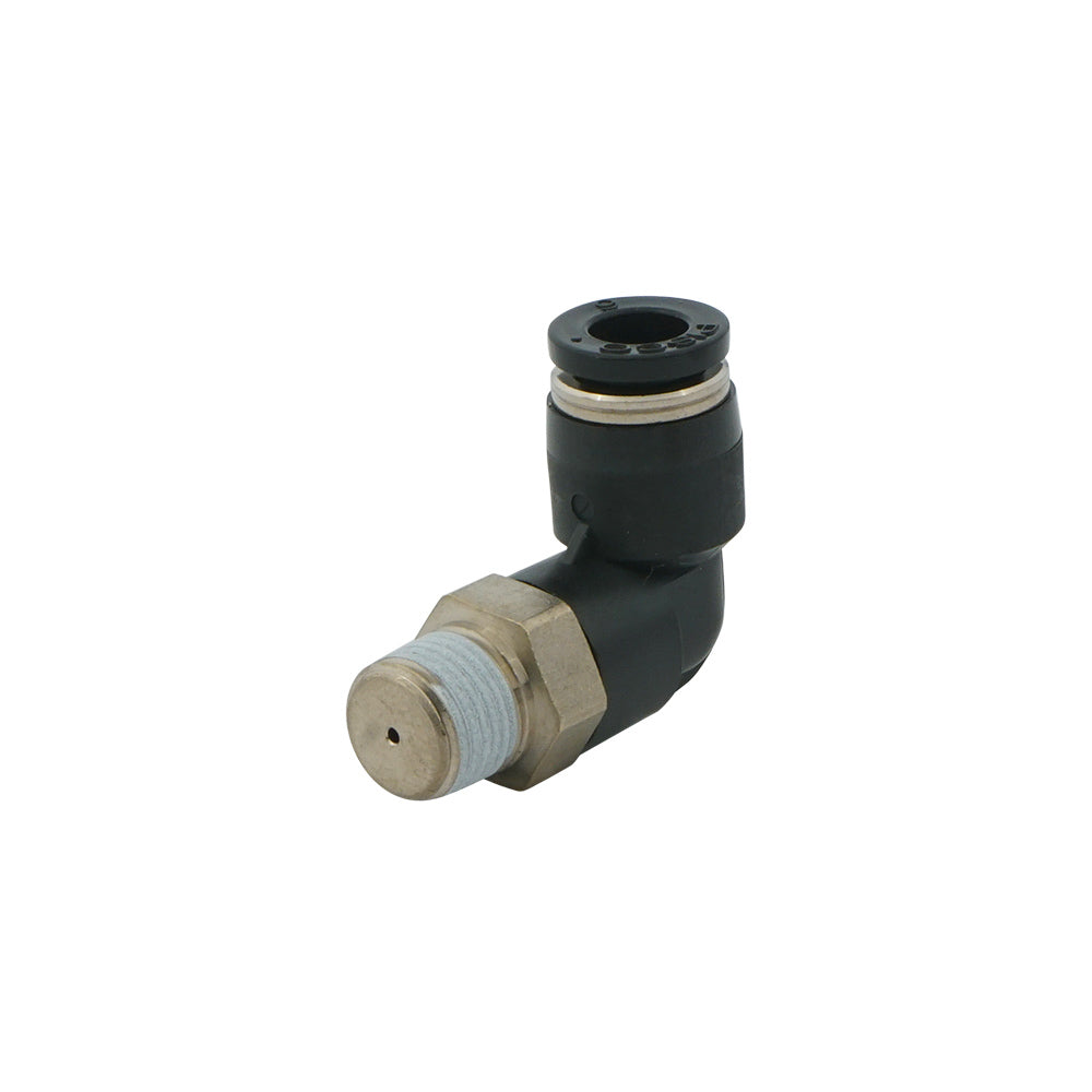 4mm - R1/8" 0.9mm Elbow Orifice Fitting