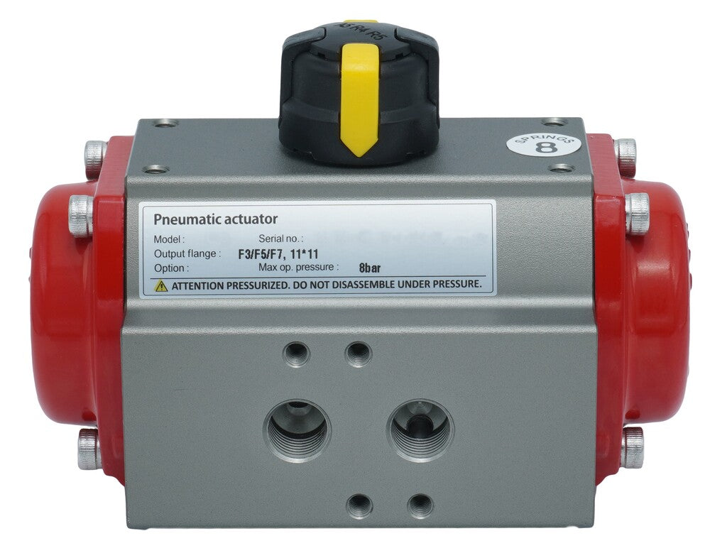 Pneumatic Actuator Rack & Pinion Spring Opening 185.3Nm @ 6bar F07/F10 - PR09B