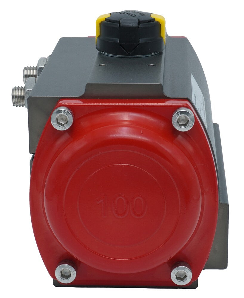 Pneumatic Actuator Rack & Pinion Double Acting 317.5Nm @ 6bar F07/F10 NPT Threads - PR09D-N