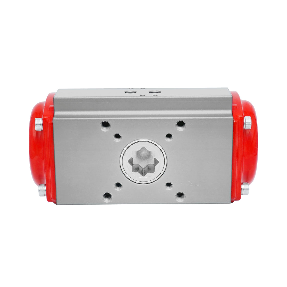 Actuador neumático de cremallera y piñón de doble efecto 148Nm a 6bar F07/F10 con roscas NPT - PR100D-N