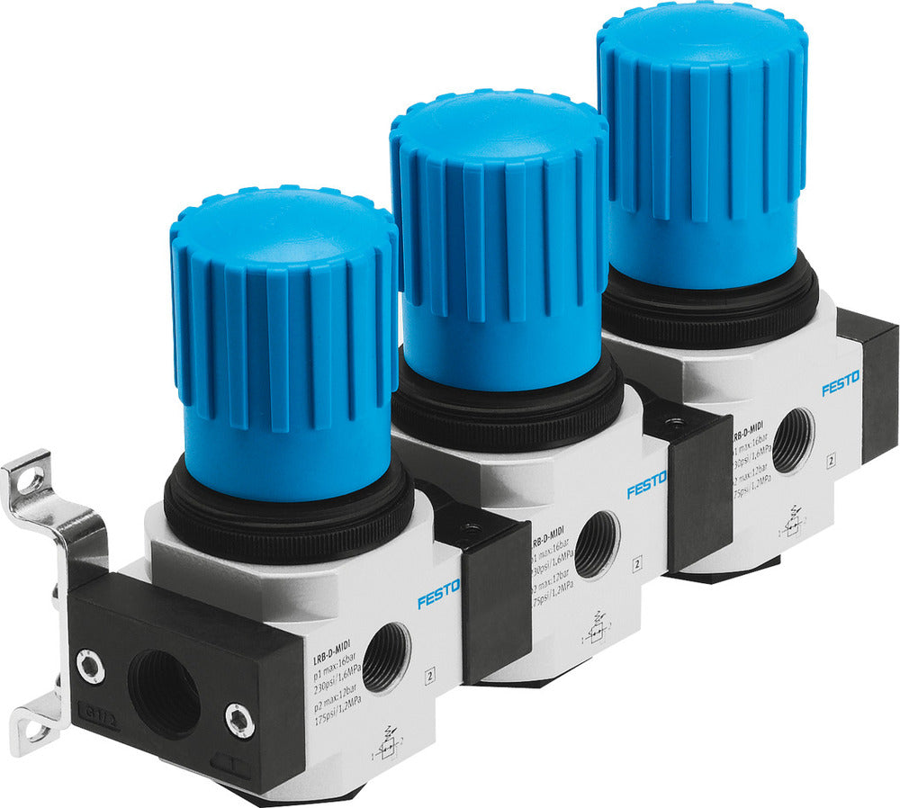 Festo Pressure Regulator Manifold G1/4'' 0.5-12bar 1600l/min Mini - 528970