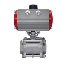 Pneumatic Ball Valve G3'' Stainless Steel Spring Closing