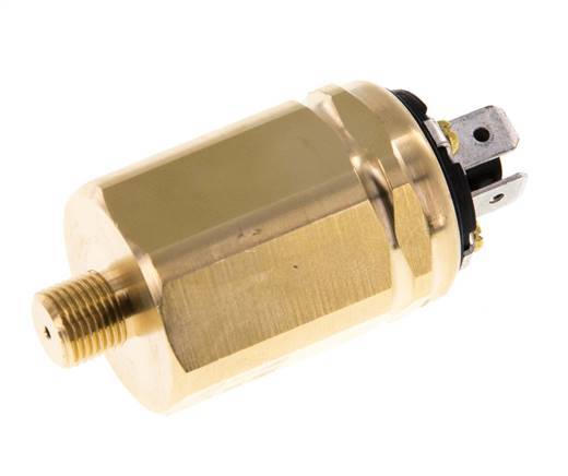 -0.98 to -0.2bar SPDT Brass Vacuum Switch G1/8'' 42VAC Flat Connector