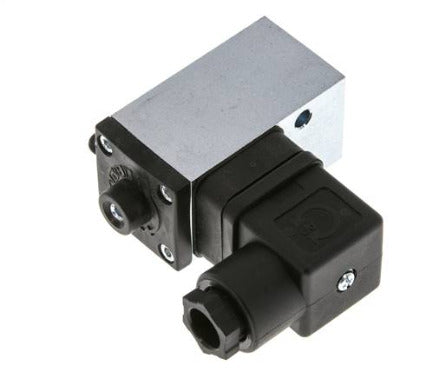 interruptor de presión de acero SPDT de 1 a 10bar con brida y conector DIN-A de 1/4'' de 250VAC