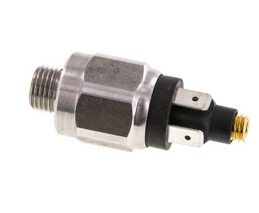 presostato de acero inoxidable de 1 a 10bar NC Conector plano G1/4'' 42VAC