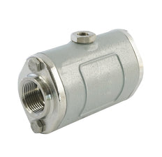 válvula de pellizco neumática de aluminio de 1/2 pulgada con manguito de goma - resistente a la abrasión