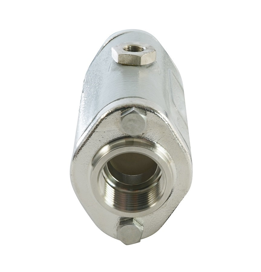 válvula de pellizco neumática de aluminio de 1 1/2 pulgadas con manguito de EPDM