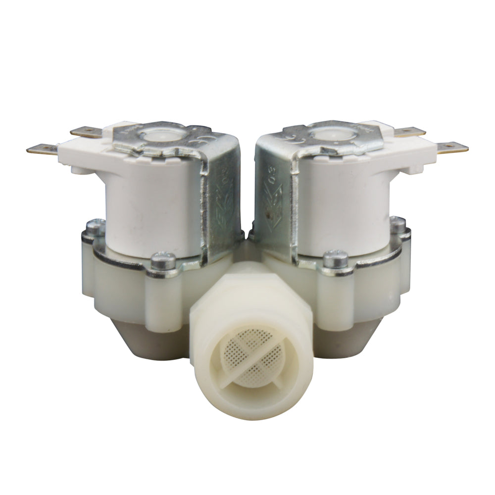 Electroválvula RPE doble 3/4''x10mm nylon NBR 180° 0,2-10bar 24V AC