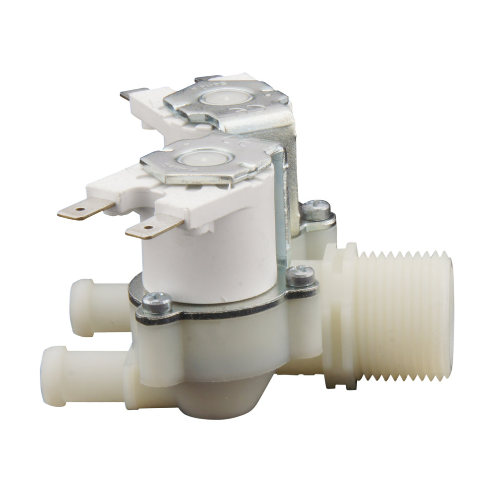 Electroválvula RPE doble 3/4''x10mm nylon NBR 180° 0,2-10bar 24V AC